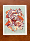 Riso Print "Fishmix"