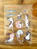 Transparent Stickersheet "Cat Dance"