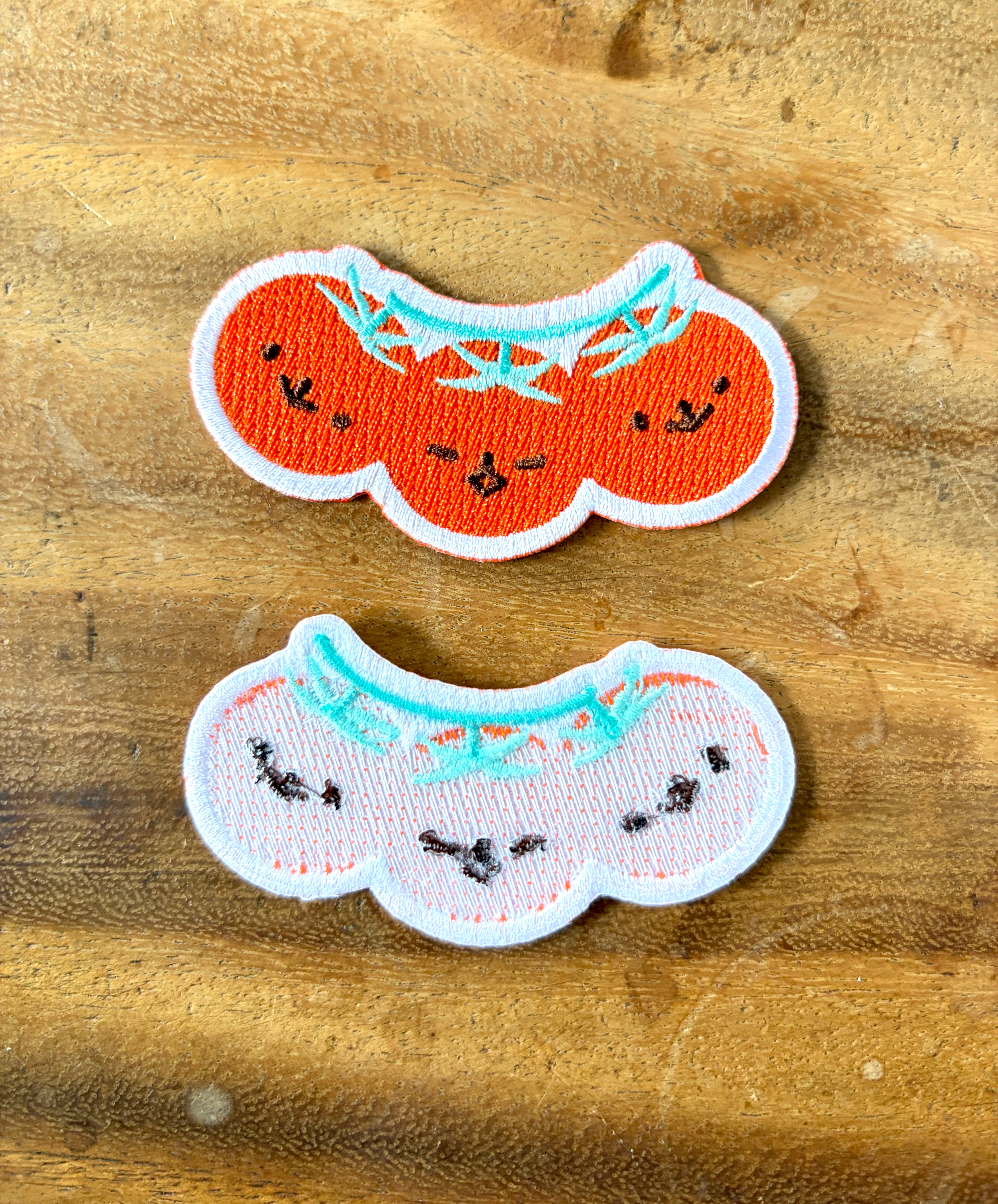 Embroidered Patch "Tomato Trio“
