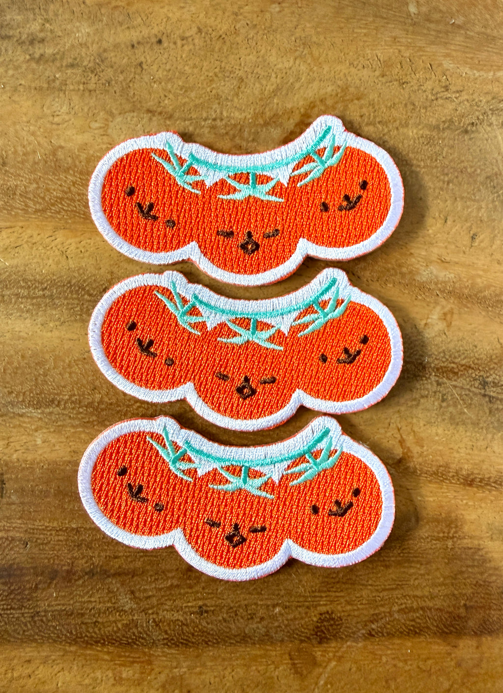 Embroidered Patch "Tomato Trio“