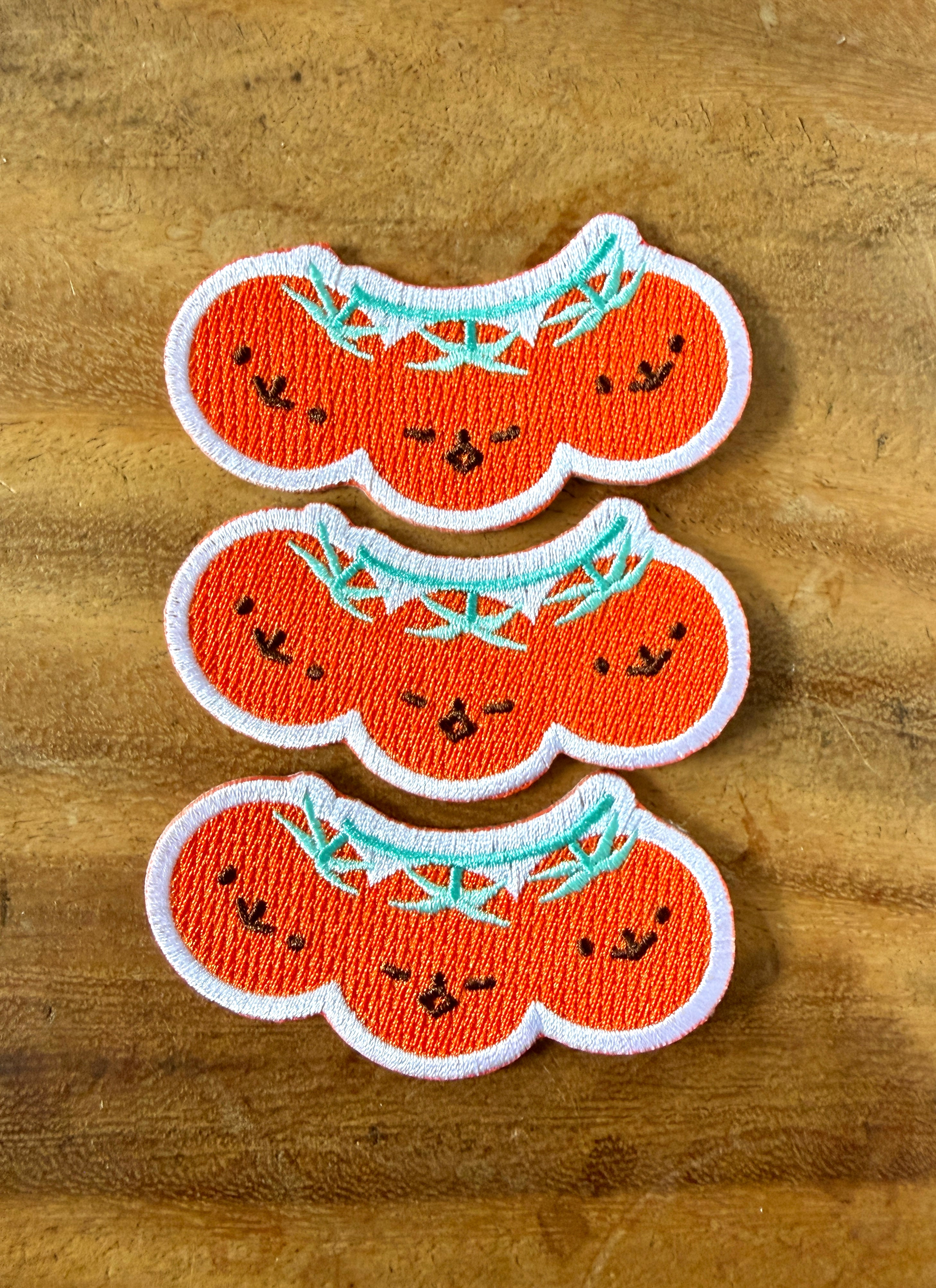 Embroidered Patch "Tomato Trio“