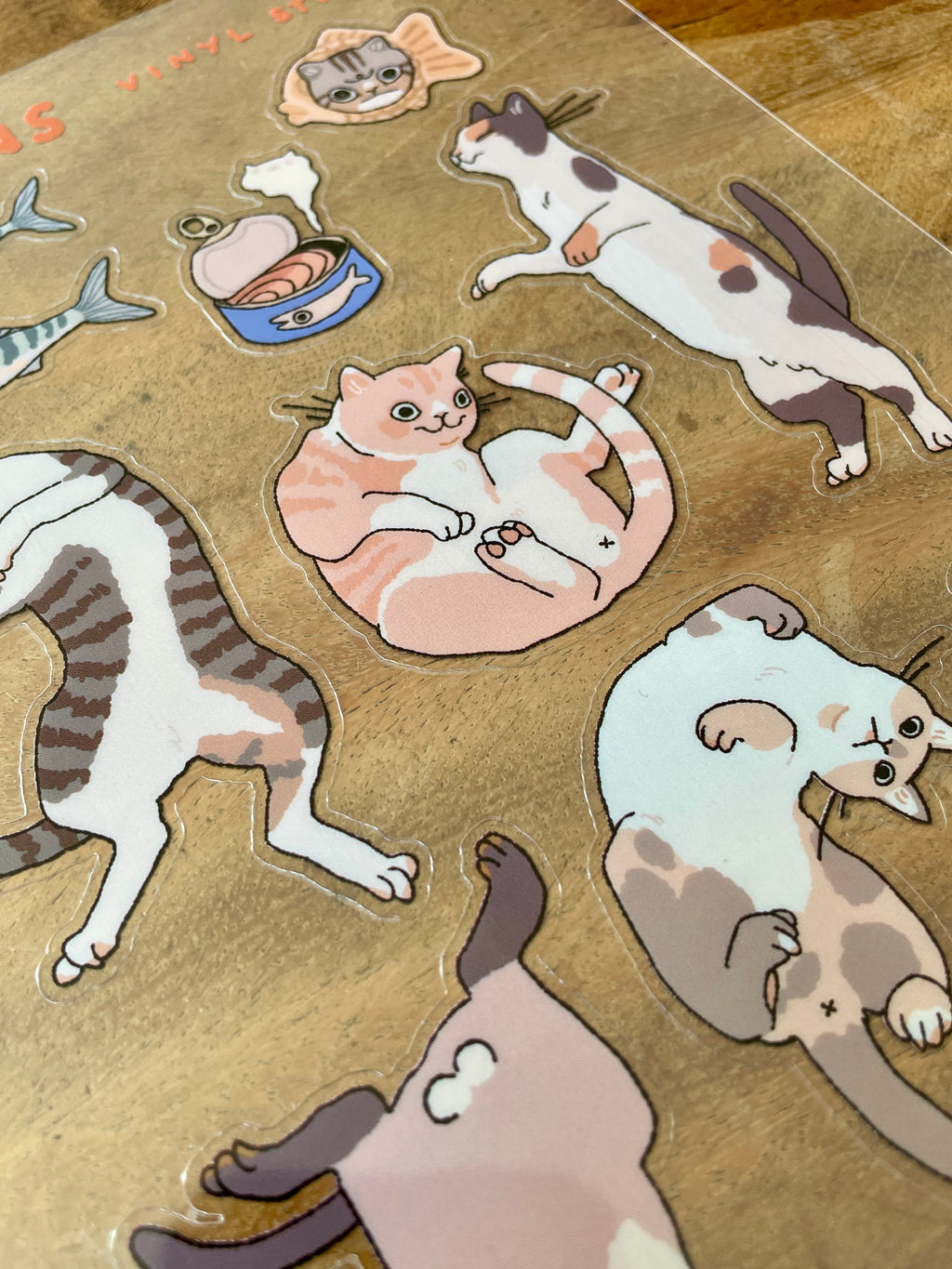 Transparent Stickersheet "Cat Dance"