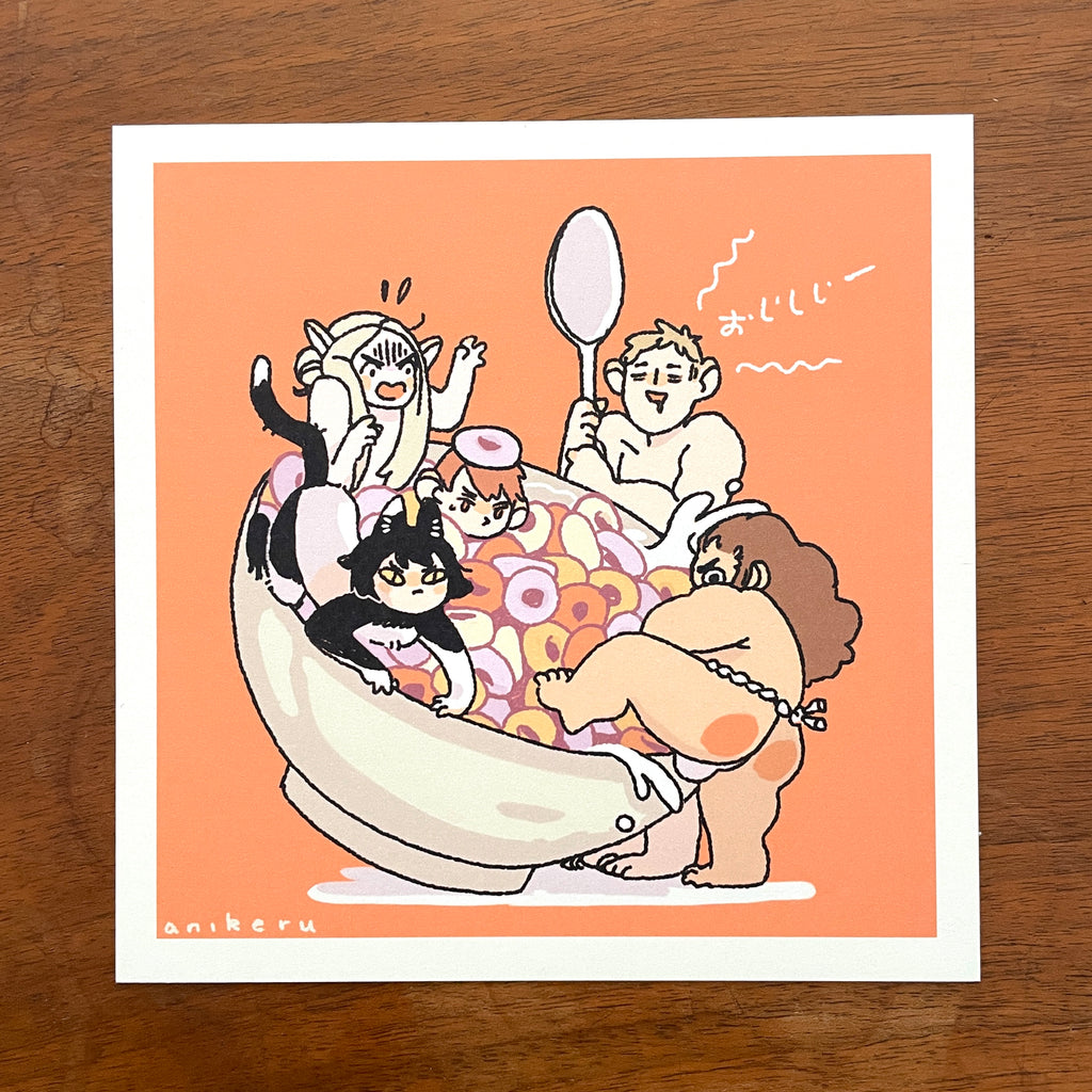Artprint "Monster Breakfast"