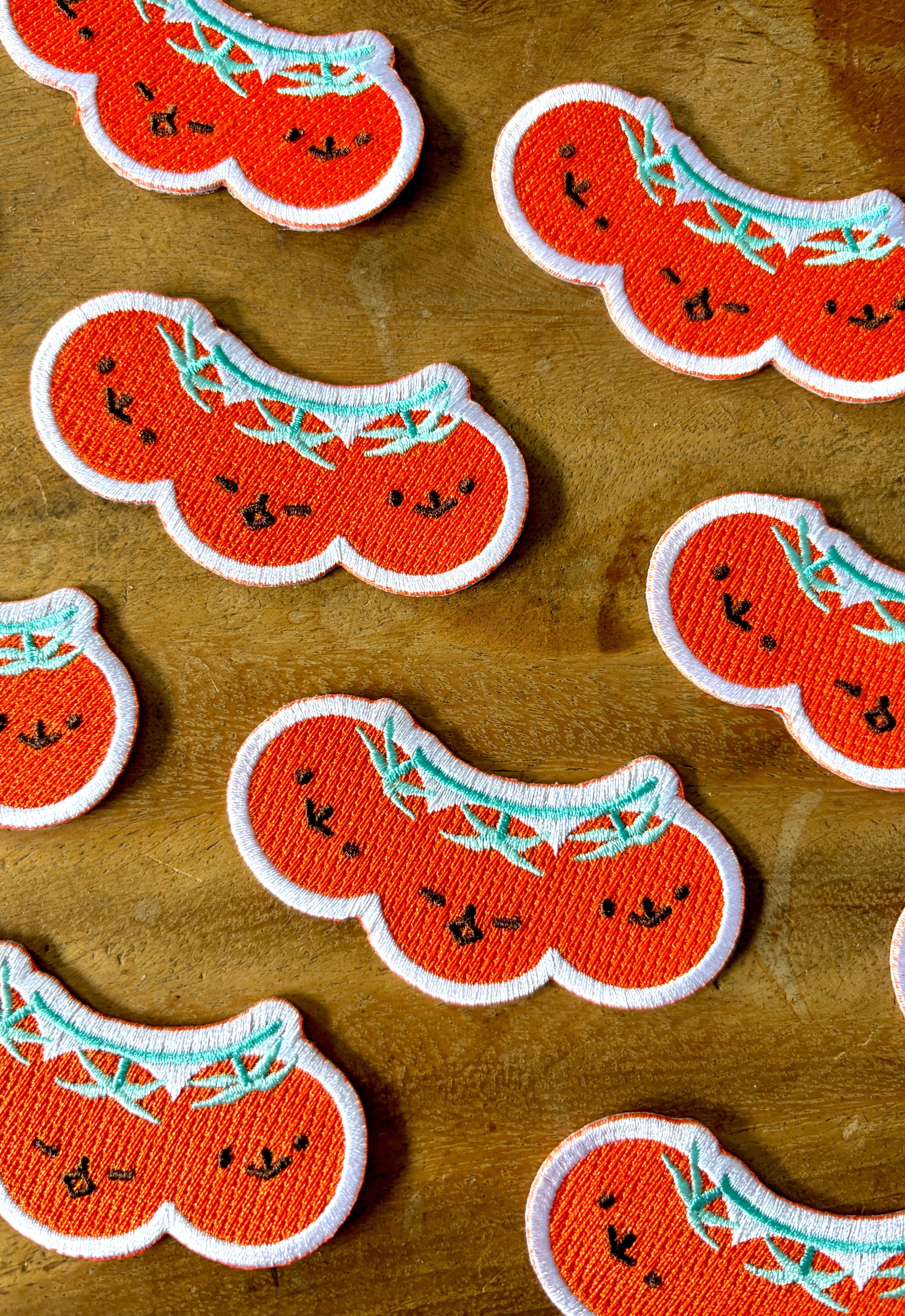 Embroidered Patch "Tomato Trio“