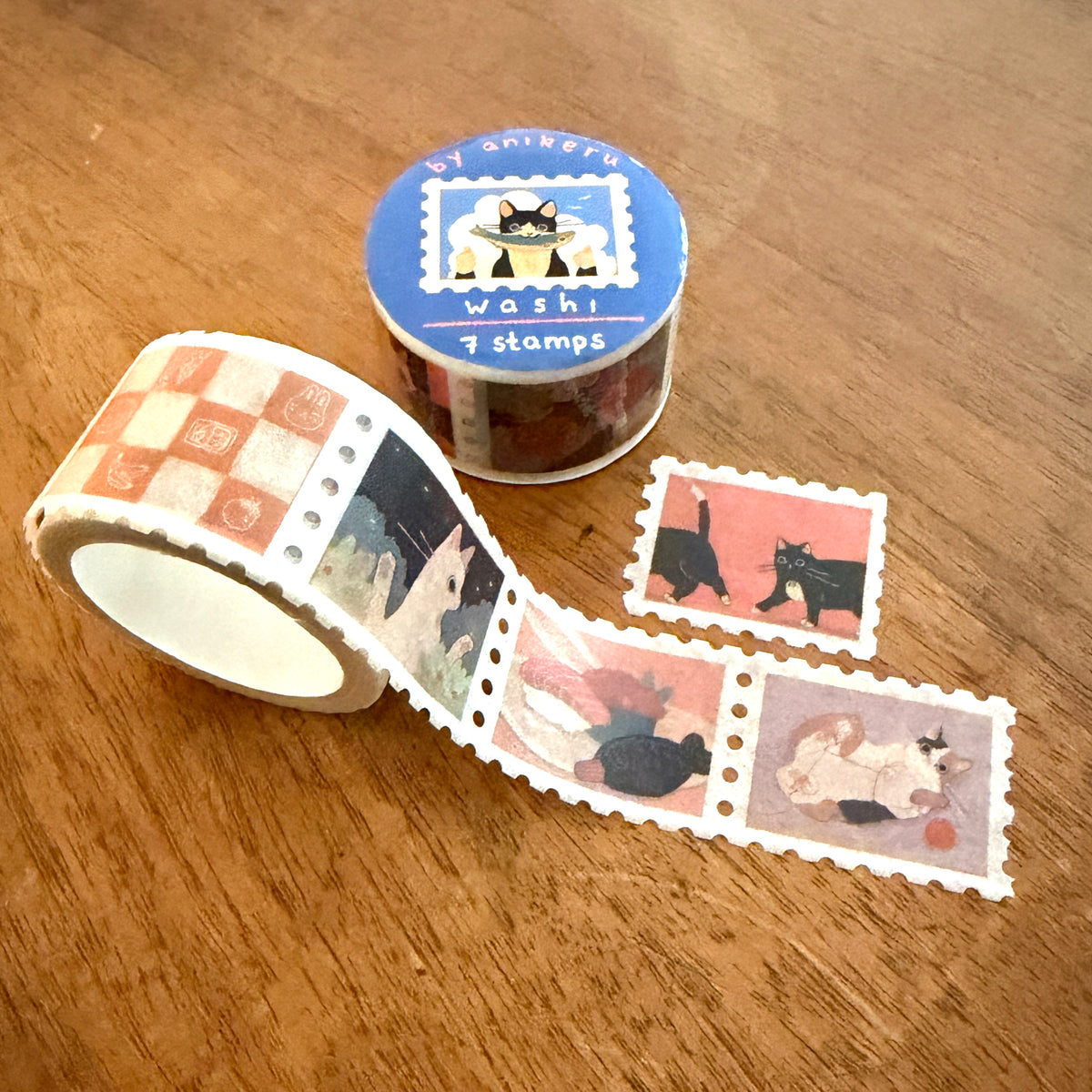 Stamp Washi Tape "Cozy Critters“