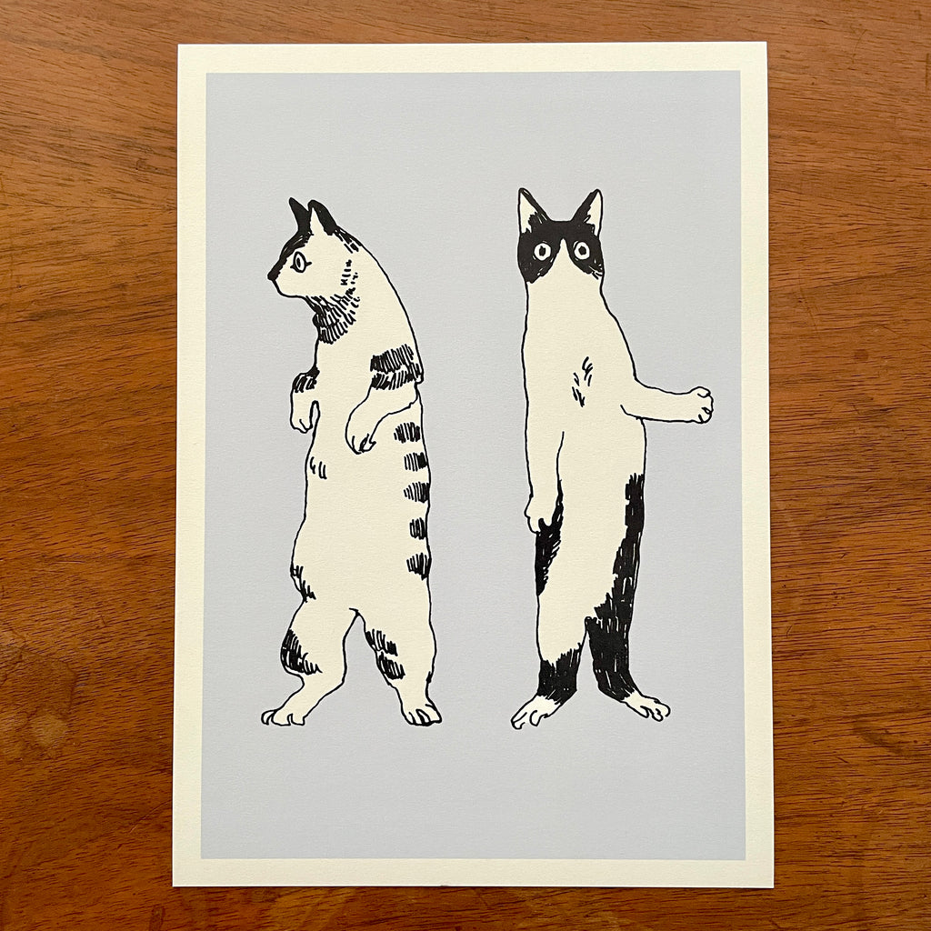 Artprint "Greeting Cats"