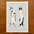 Artprint "Greeting Cats"