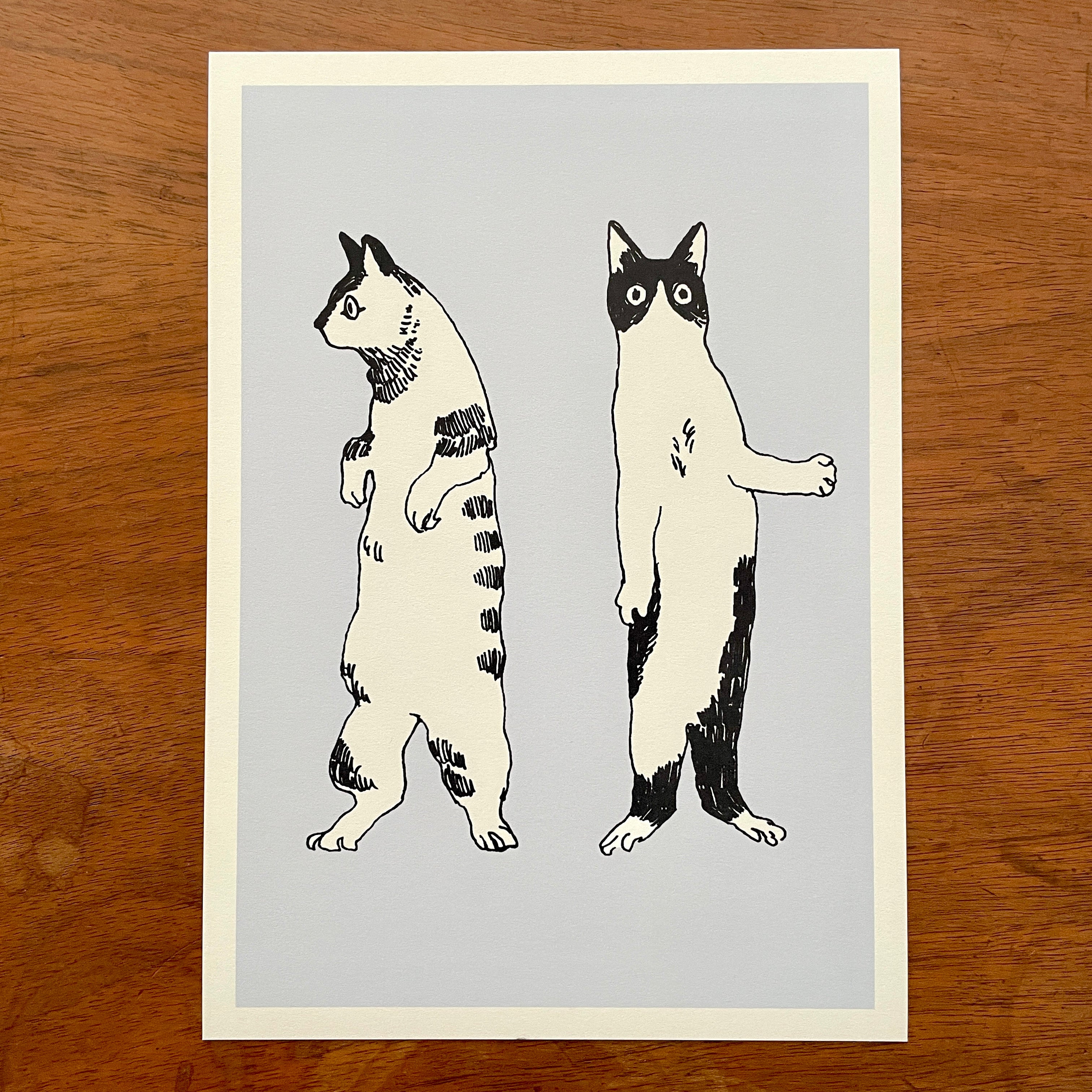 Artprint "Greeting Cats"