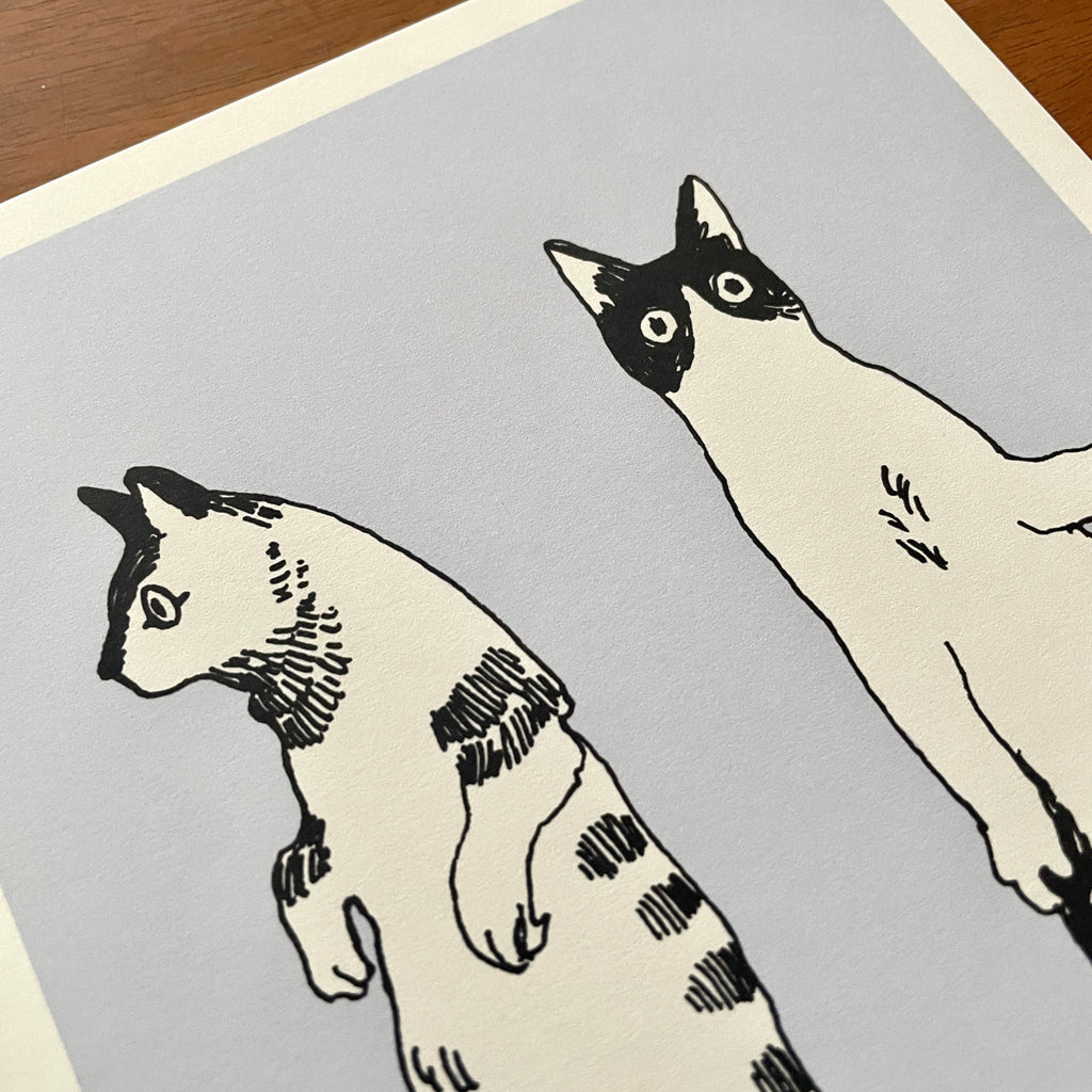 Artprint "Greeting Cats"