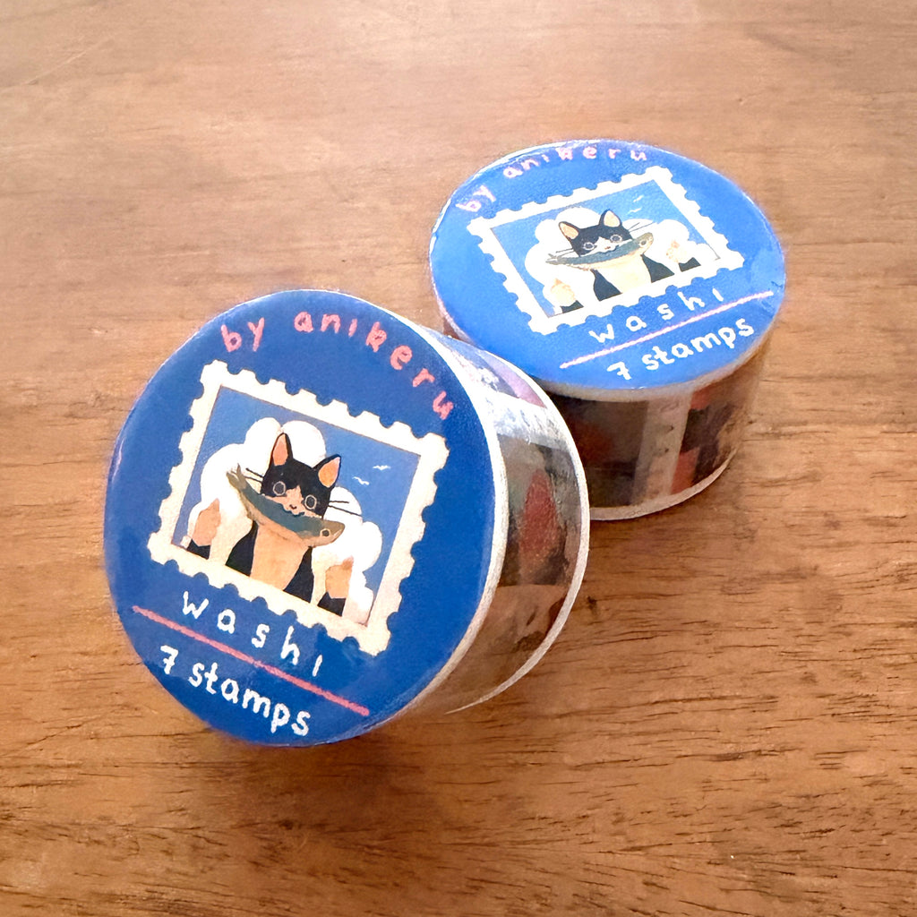 Stamp Washi Tape "Cozy Critters“