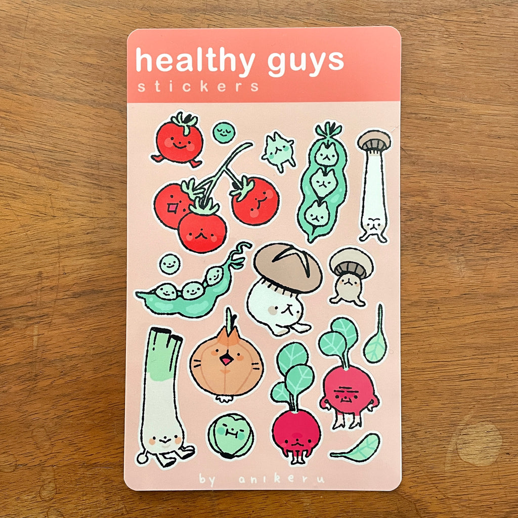 Stickersheet "Healthy Guys"