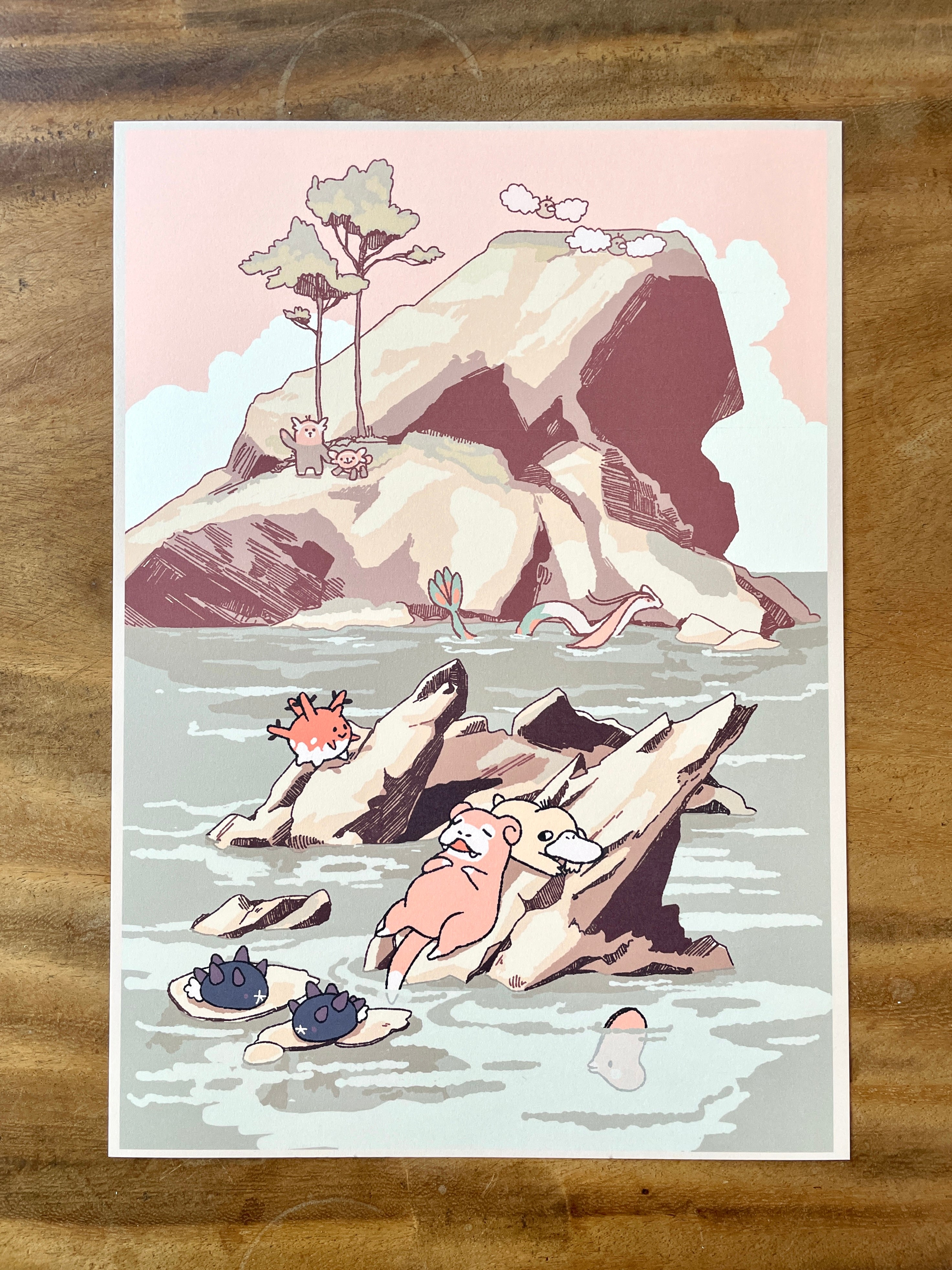 Artprint "Rocky Shore"