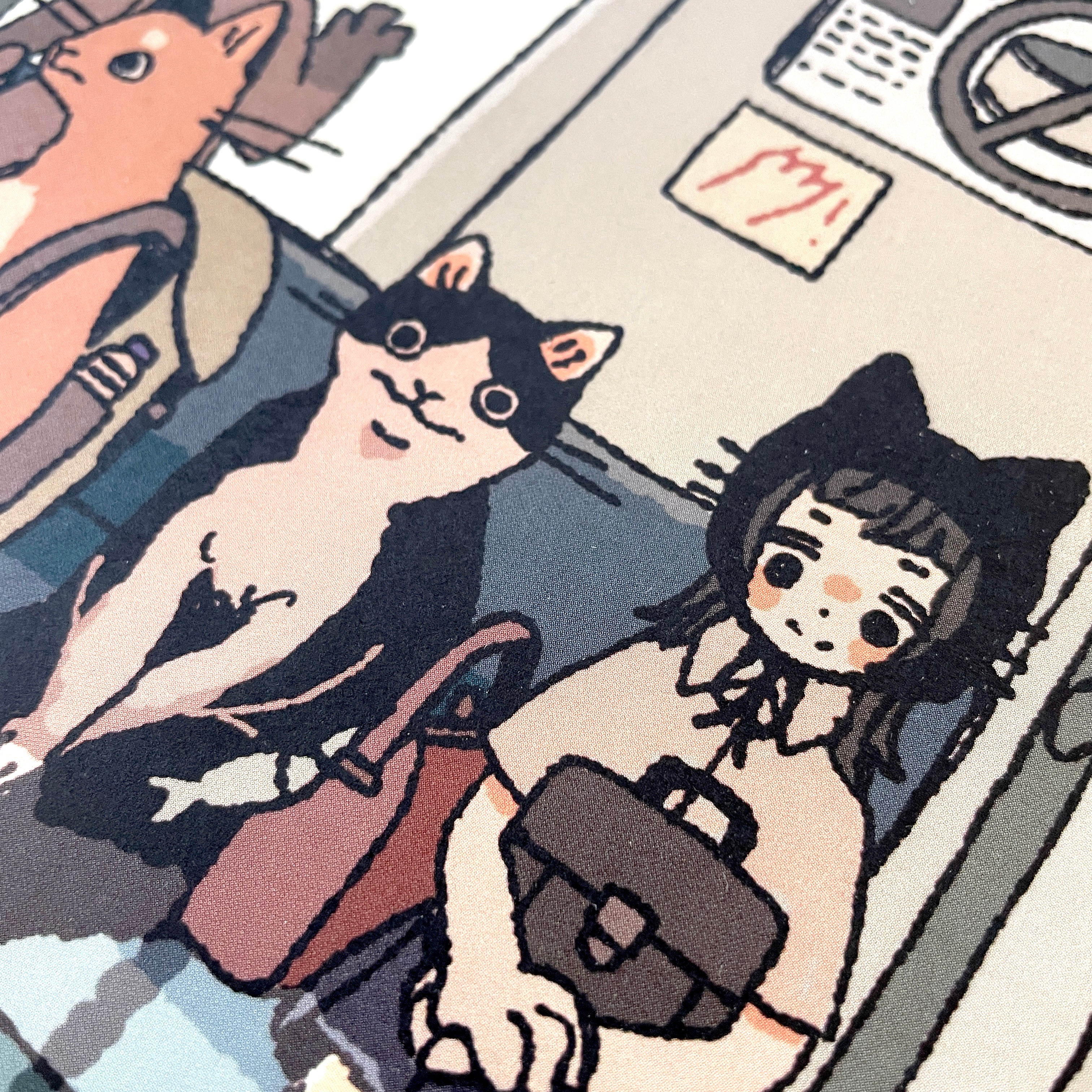 Artprint "Cat Train"