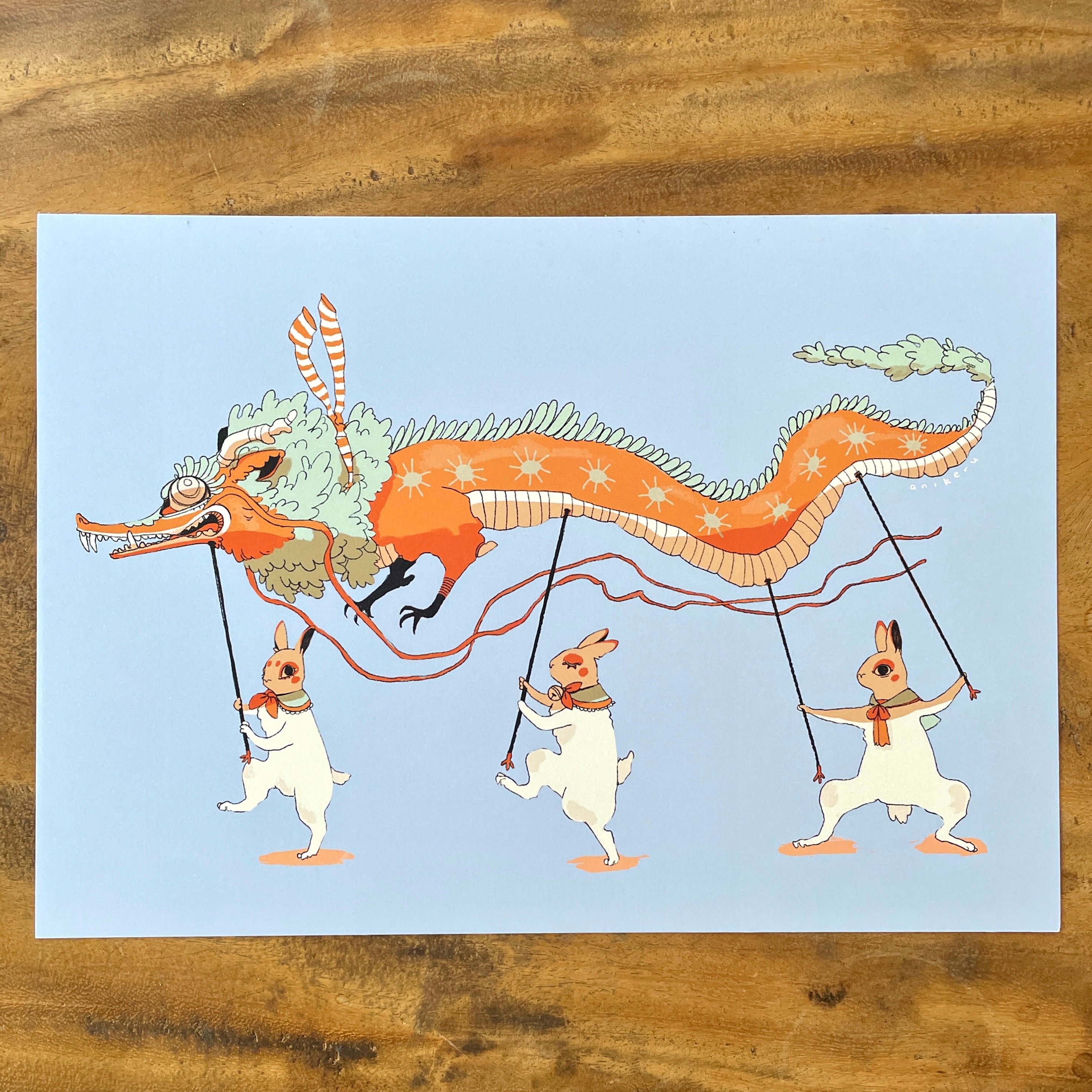 Artprint "Dragon Parade"