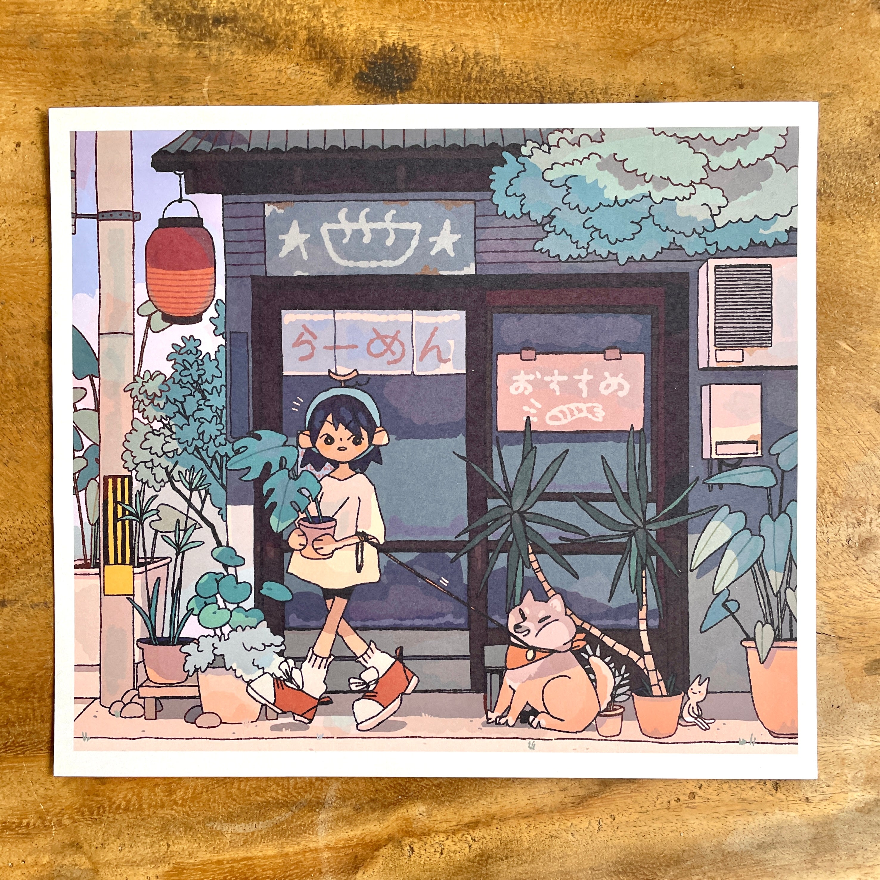 Artprint "Shiba Walk"