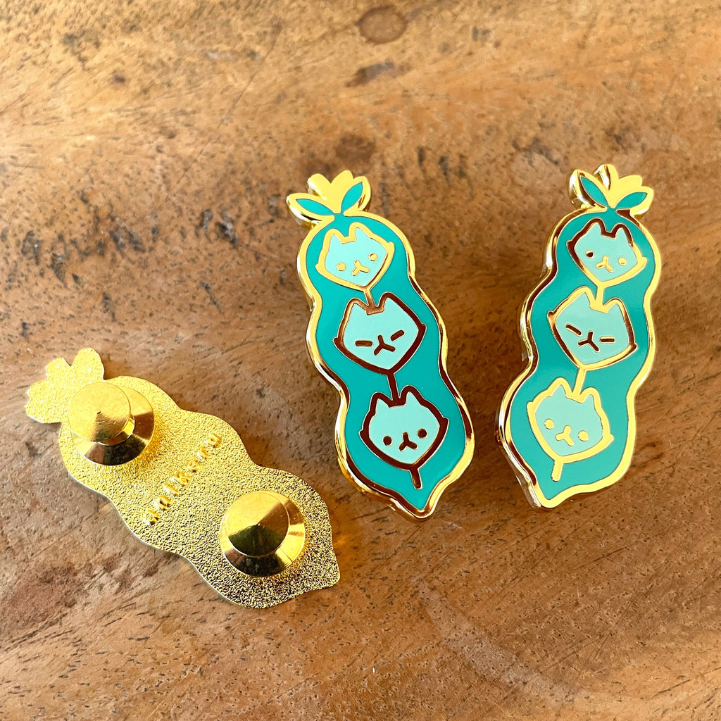 Enamel Pin "Edamame Kitty"