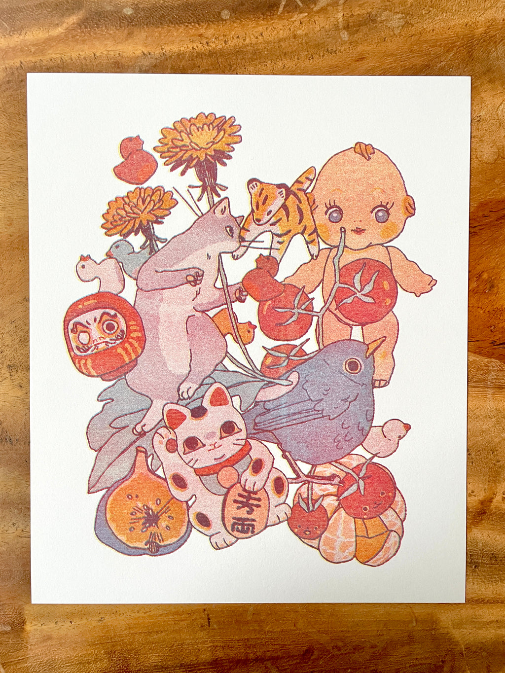 Riso Print "Parade"