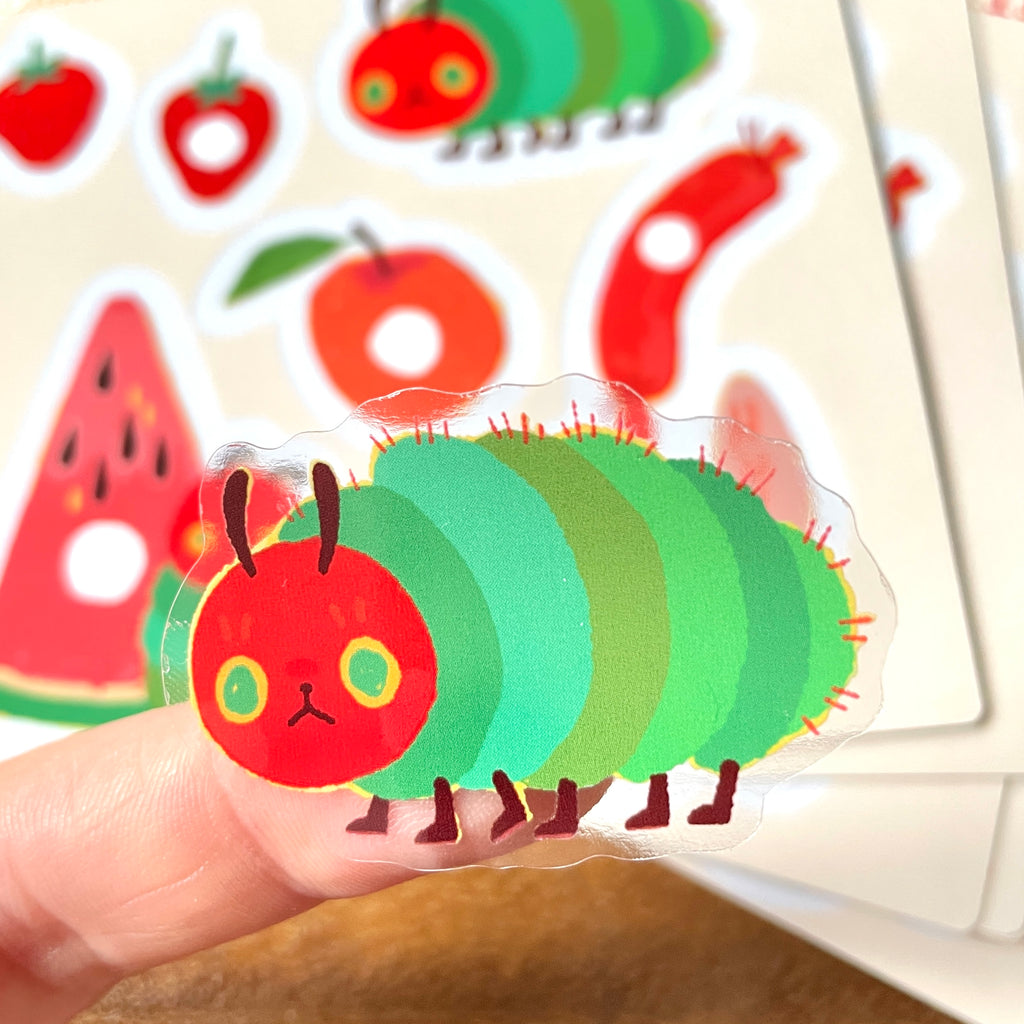 Stickersheet "The always hungry caterpillar"