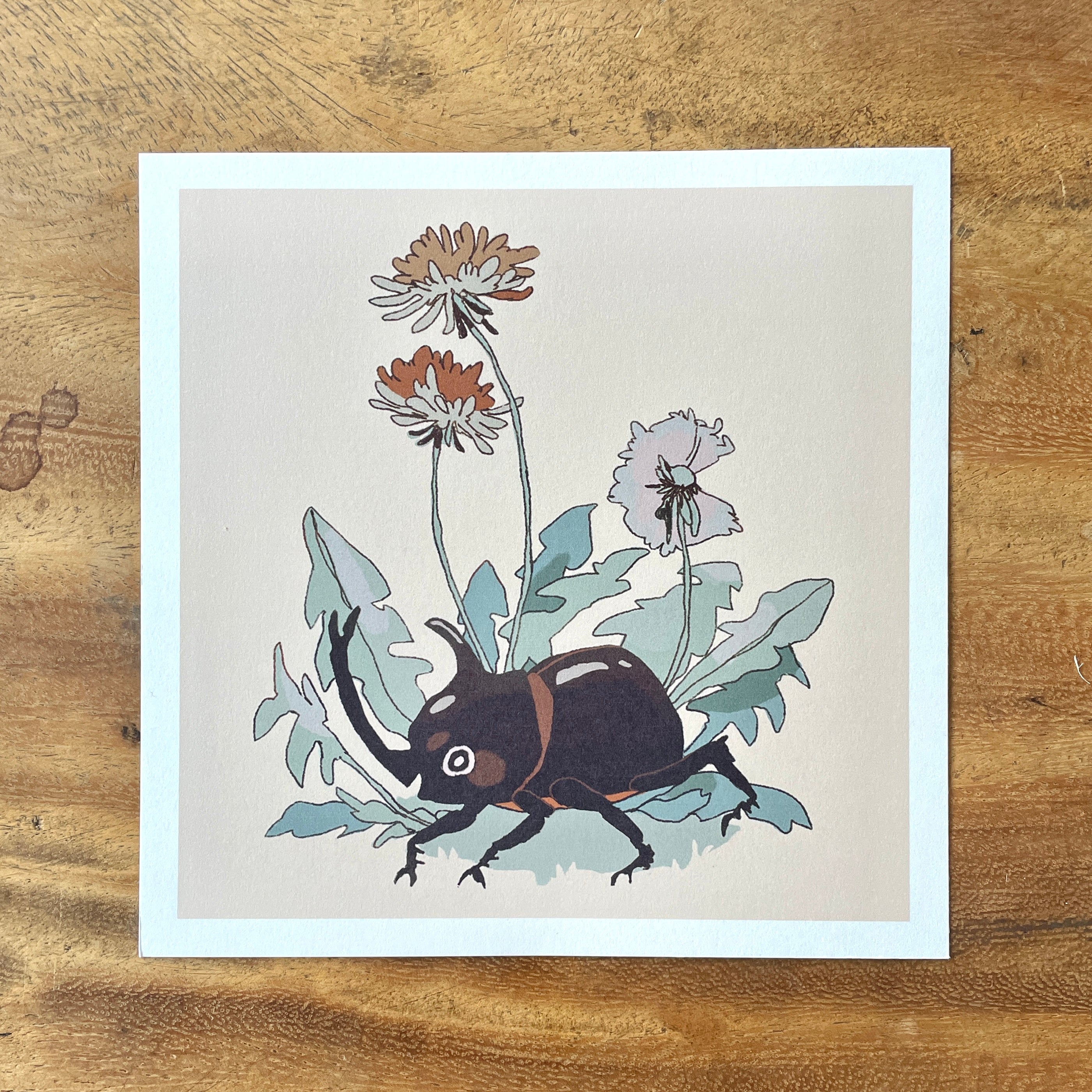 Artprint "Staghorn Beetle"