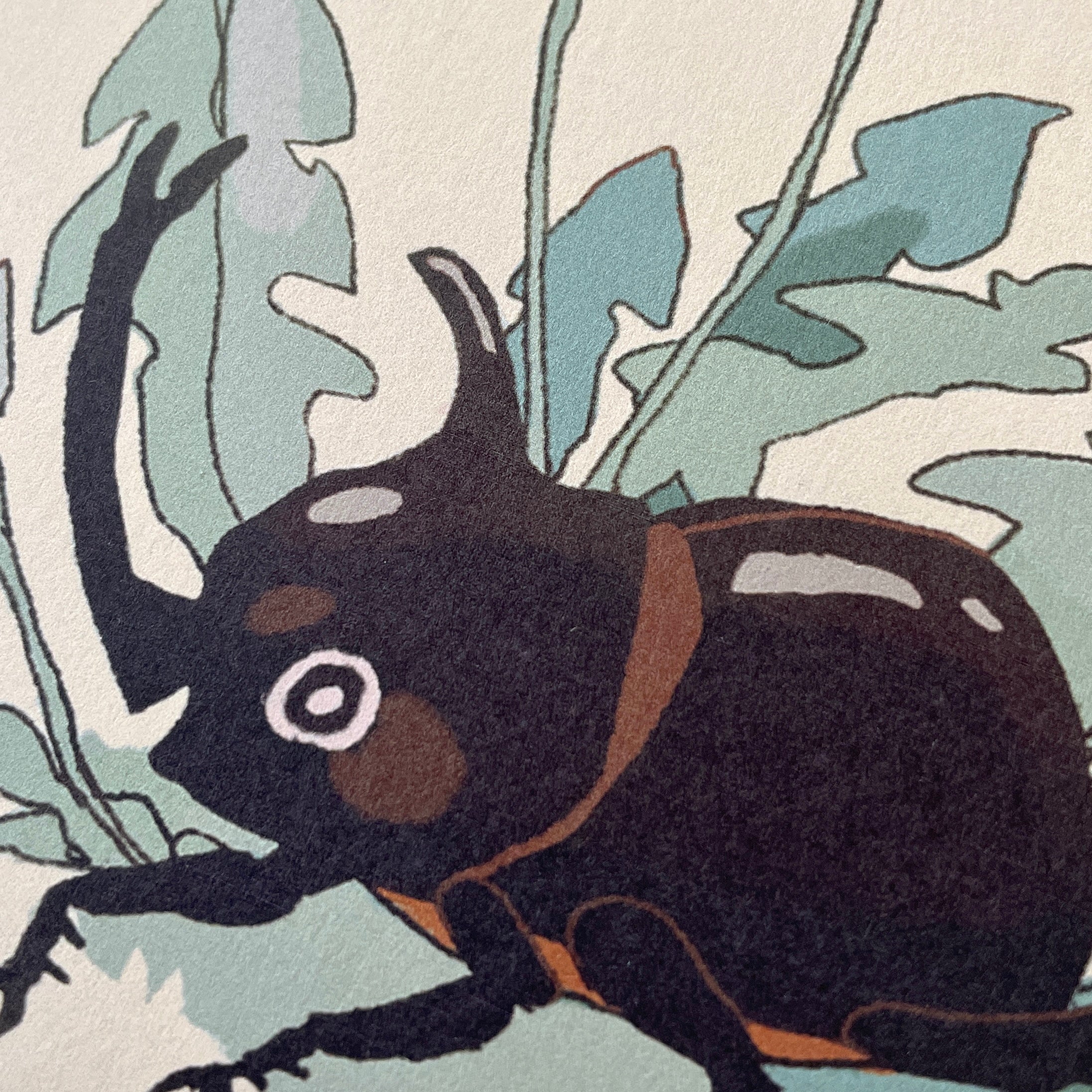 Artprint "Staghorn Beetle"