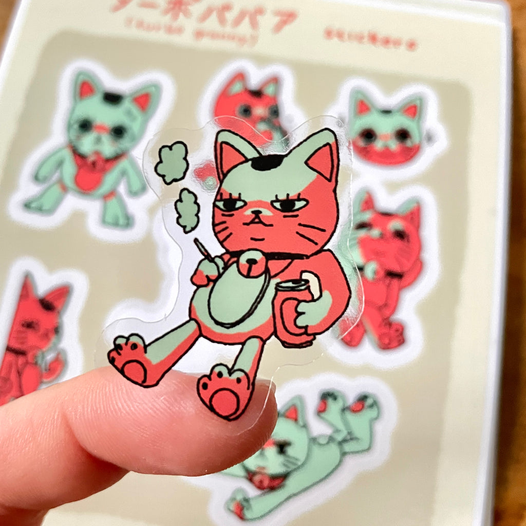 Stickersheet "Fast Cat"