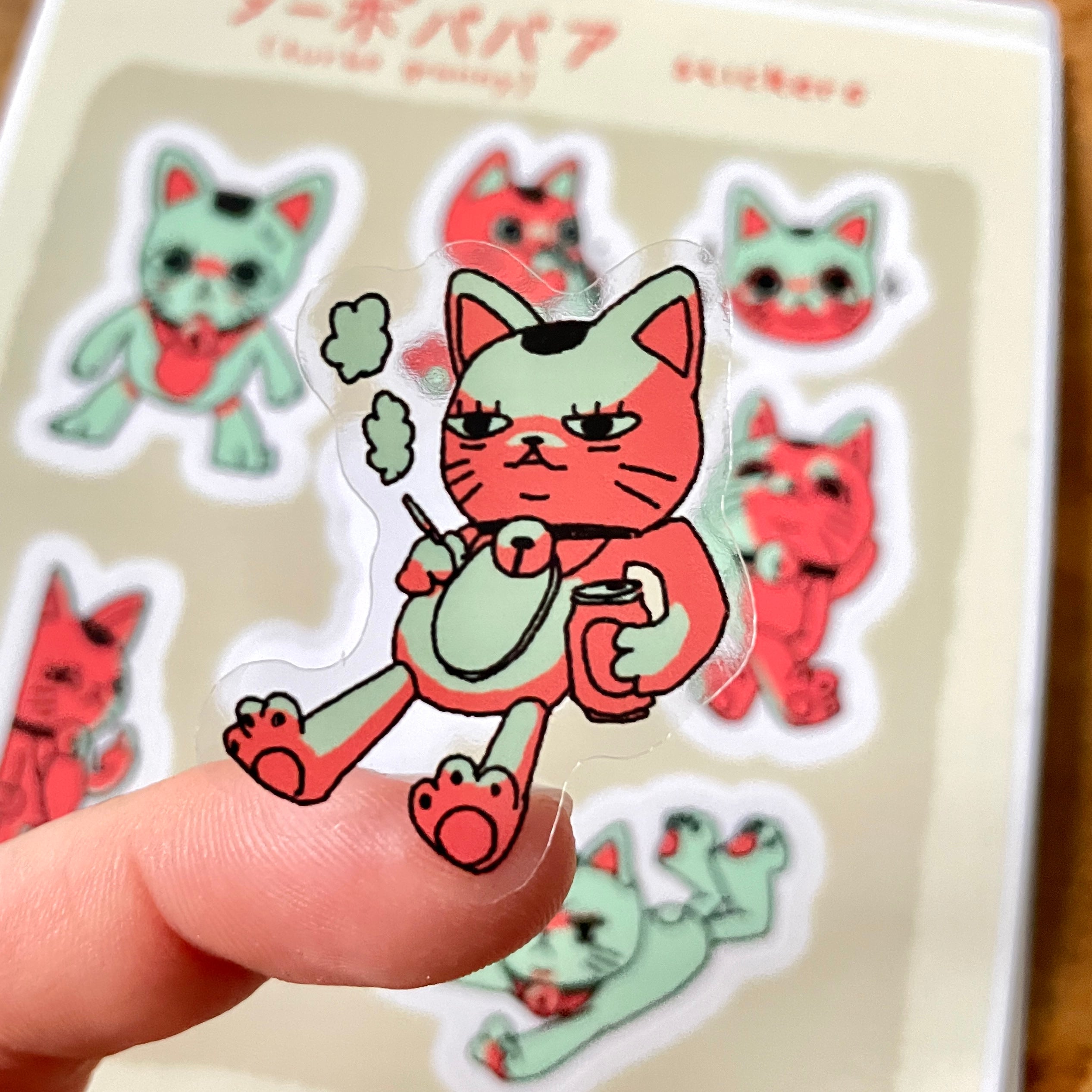 Stickersheet "Fast Cat"