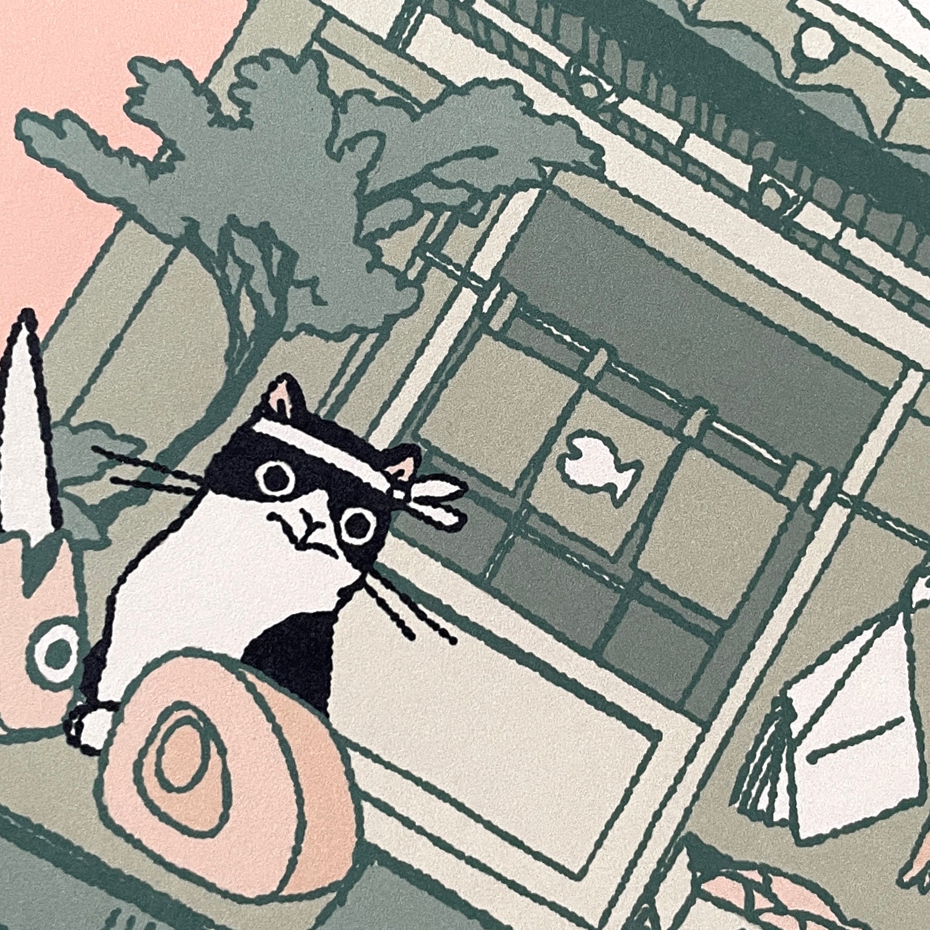 Artprint "Cat Sushi"