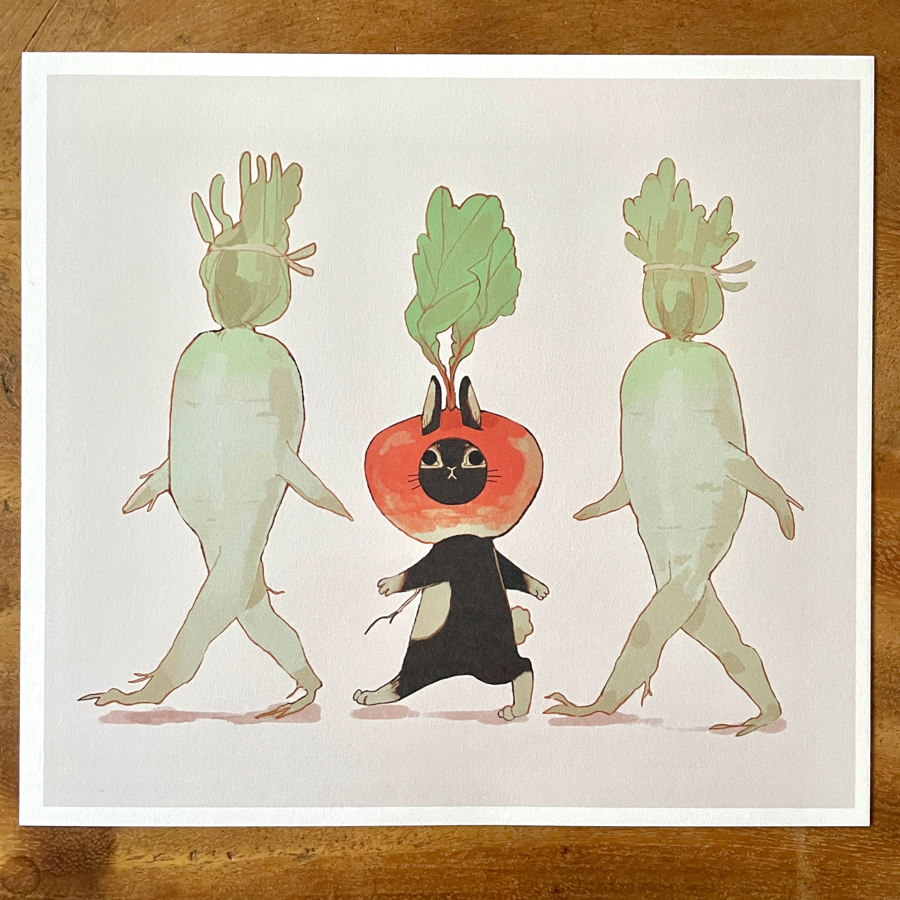 Artprint "Radish March"