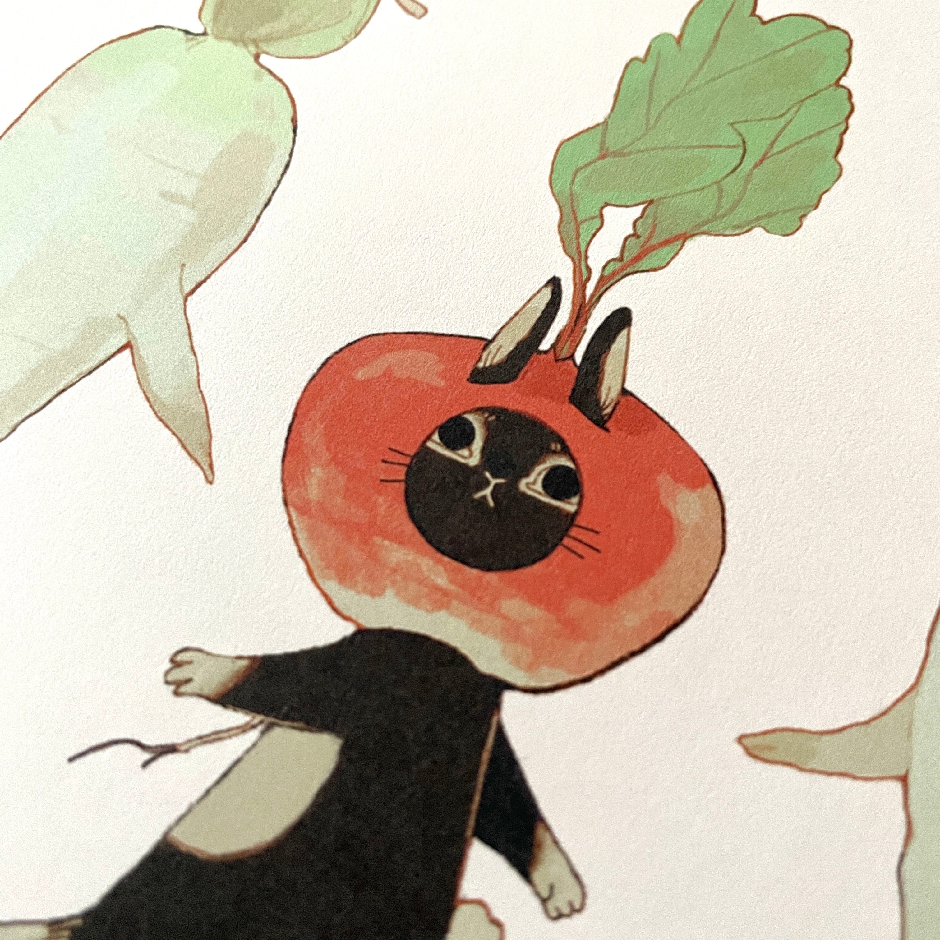 Artprint "Radish March"