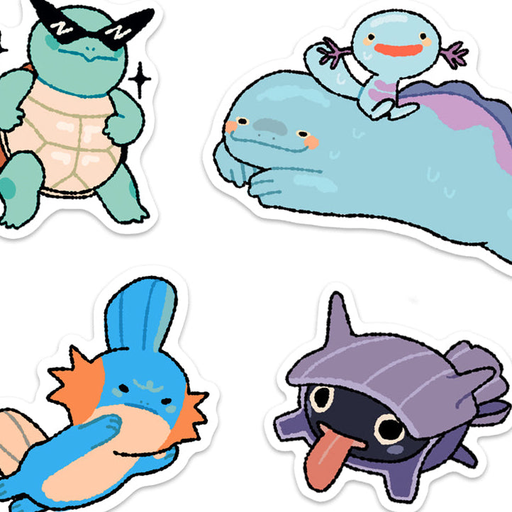 Stickerset "Water Pokémon"