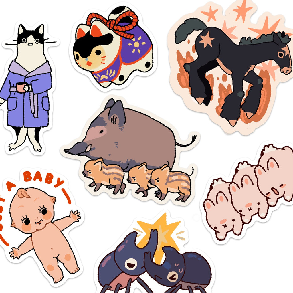 Stickerset "Cute Guys"